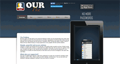 Desktop Screenshot of ourpadapp.com